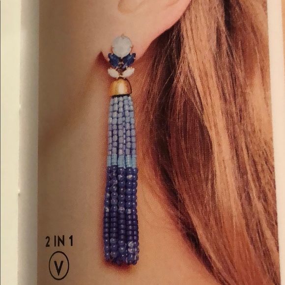 Iris Tassel Earrings - Picture 3 of 3